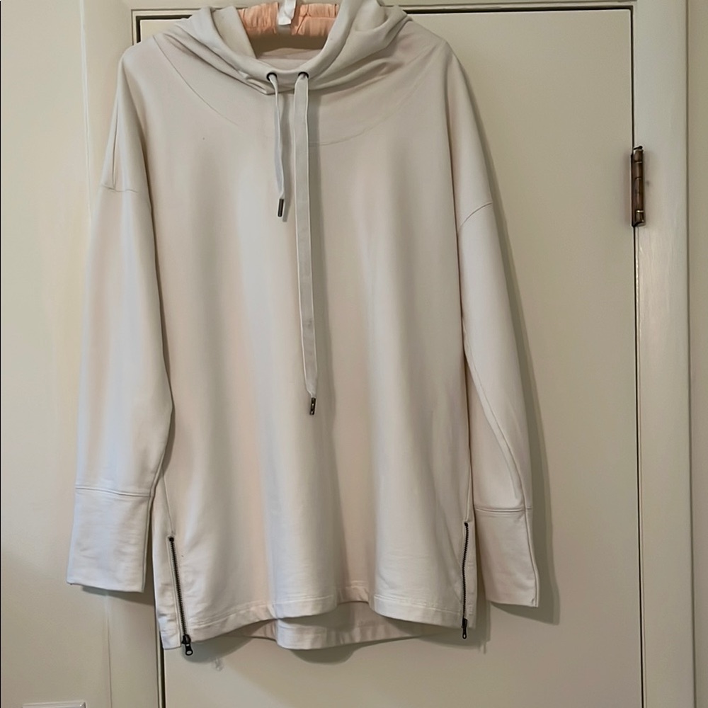 Women's Cream Hoodie Sweatshirt